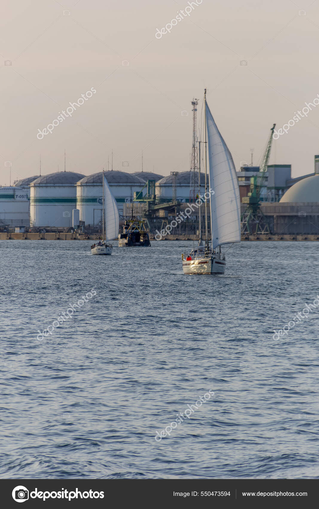 Many Ships Seaport Stock Editorial Photo © Wirestock 550473594