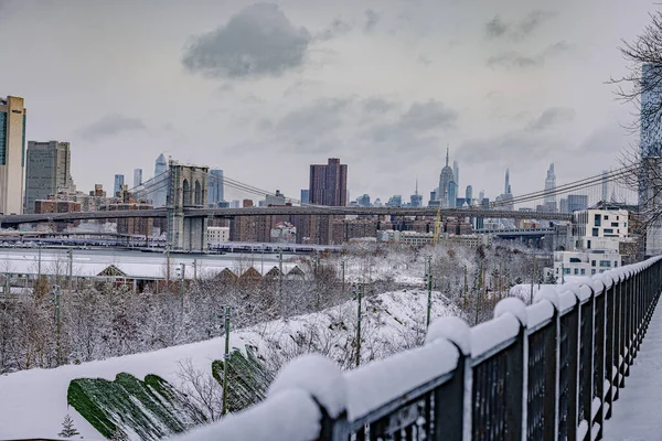 Widok Miasto Manhattan Nowy Jork — Zdjęcie stockowe