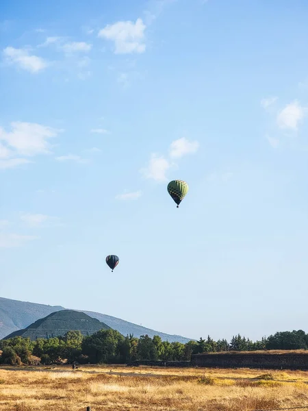 Luchtballon Bergen — Stockfoto
