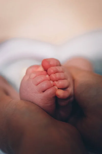 Close Newborn Baby Feet — Stock Photo, Image