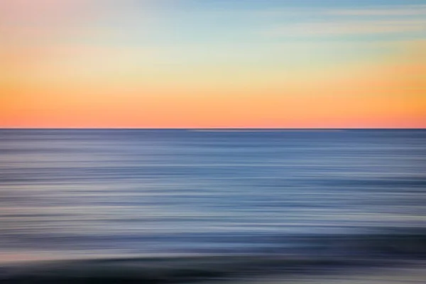 Hermoso Atardecer Sobre Mar —  Fotos de Stock