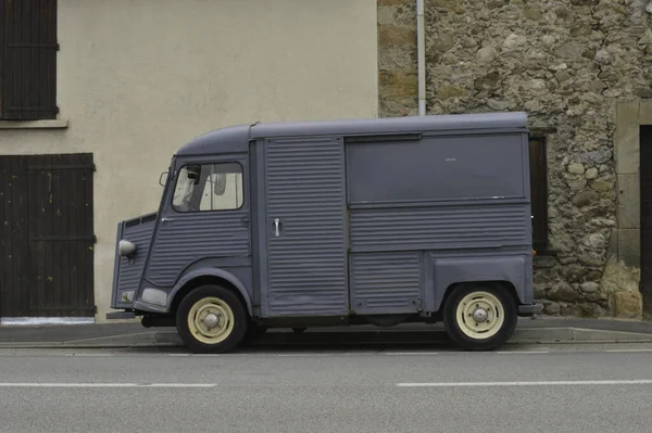 Camion Con Rimorchio Sulla Strada — Foto Stock