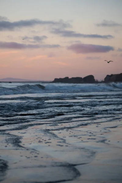 海の上の美しい夕日 — ストック写真