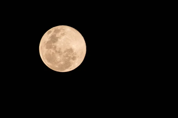 Lua Cheia Céu Noturno — Fotografia de Stock