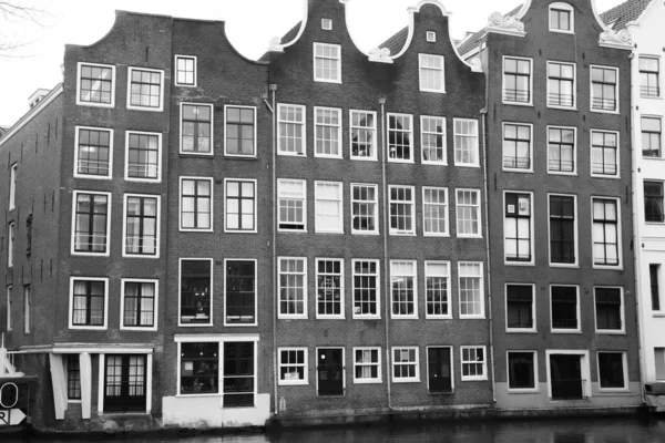 Krásná Architektura Městě Amsterdam — Stock fotografie