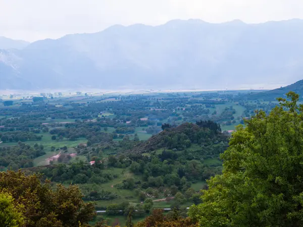 Vista Las Montañas Por Mañana — Foto de Stock