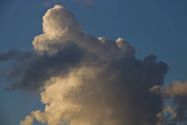 Красивое Небо Облачность Облака Атмосфера Облачность — стоковое фото