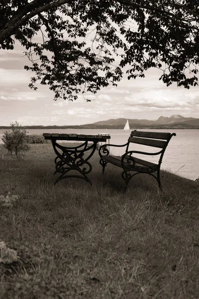 Banc Dans Parc — Photo