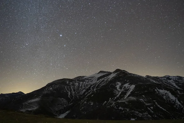 Cielo Nocturno Con Estrellas Vía Láctea — Foto de Stock