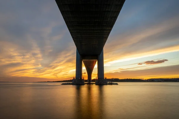 View Bridge City Riga — Stock Photo, Image