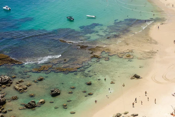 Воздушный Вид Пляж Море — стоковое фото