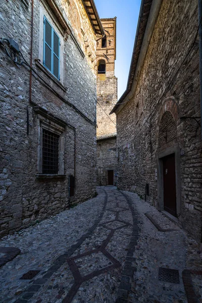 Vecchia Strada Medievale Nella Città Duascar Nik Croazia — Foto Stock
