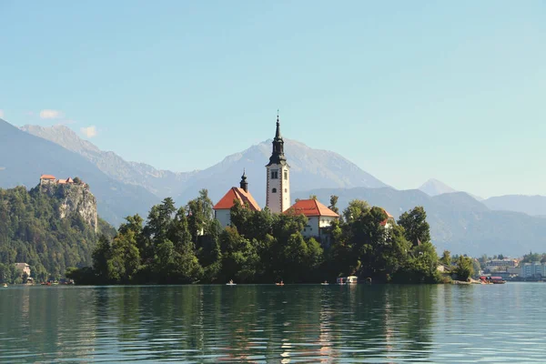 Красиві Озера Блед Словенії — стокове фото