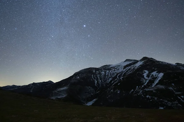 Cielo Nocturno Con Estrellas Vía Láctea — Foto de Stock