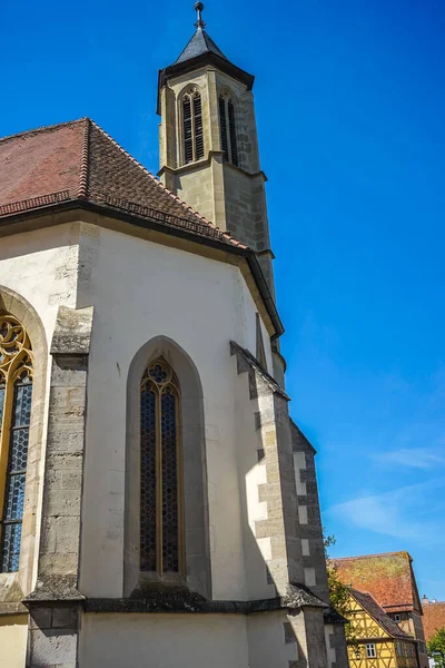 Kyrkan Den Heliga Treenigheten Den Gamla Staden Rothenburg Portugal — Stockfoto