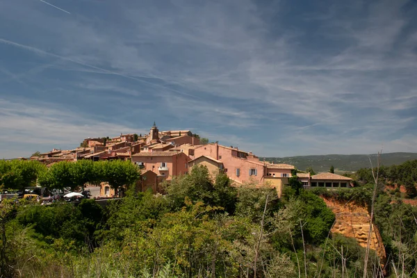 西班牙村庄的老城的景观 — 图库照片