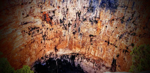 Parede Pedra Velha Com Padrão Grande Das Paredes Antigas Cidade — Fotografia de Stock