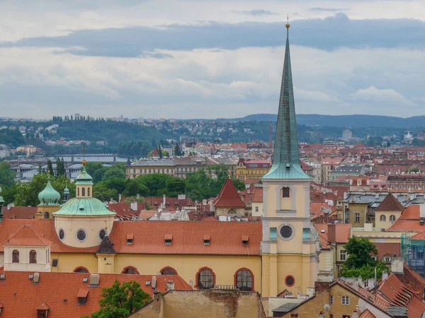 Vista Aerea Della Città Praga Repubblica Ceca — Foto Stock