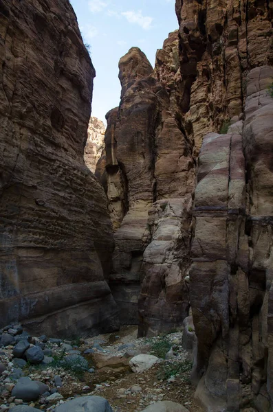Bela Paisagem Das Formações Rochosas Nas Montanhas Estado Israel — Fotografia de Stock