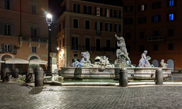 Fontein Van Neef Het Centrum Van Stad Rome Italië — Stockfoto