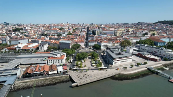 Vista Aérea Cidade — Fotografia de Stock