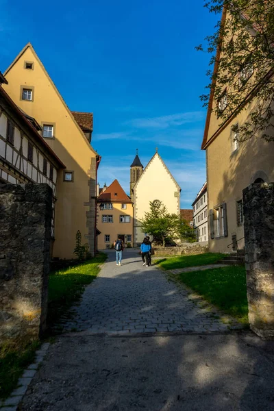 Stare Miasto Mieście Rothenburg Der Tauber Hiszpania — Zdjęcie stockowe
