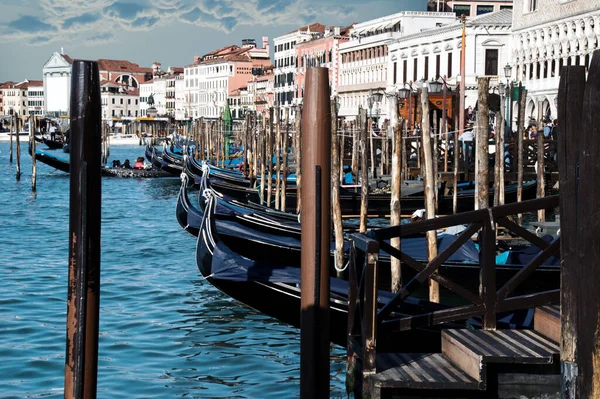 Venise Italie Août 2017 Vue Sur Grand Canal Ville San — Photo