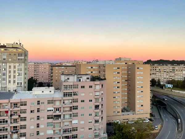 Вид Город Барселона — стоковое фото