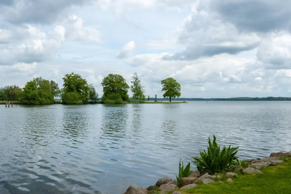 Beau Paysage Avec Lac — Photo