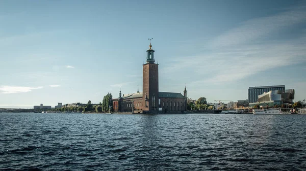 Vista Cidade Stockholm Suécia — Fotografia de Stock
