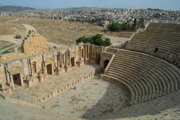 Las Ruinas Antigua Ciudad Efeso Jordania — Foto de Stock