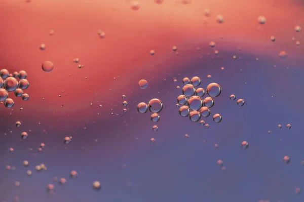 Абстрактний Фон Масляними Краплями Бульбашками — стокове фото