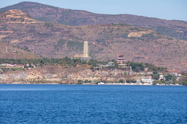 Uitzicht Stad Van Middellandse Zee Het Noorden Van Israël — Stockfoto