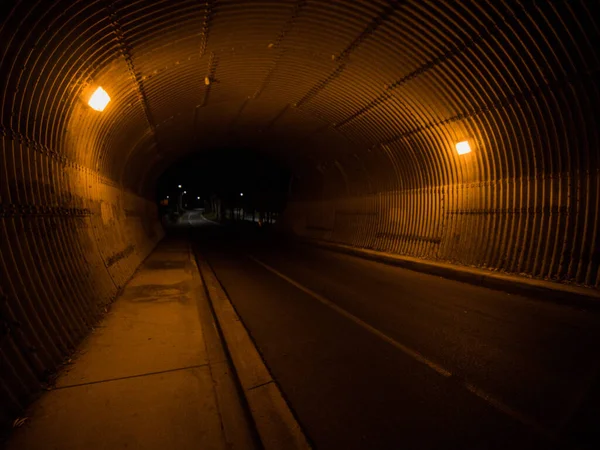 Подземный Туннель Городе — стоковое фото