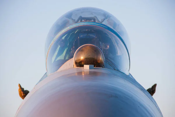 Flugzeug Fliegt Den Himmel — Stockfoto