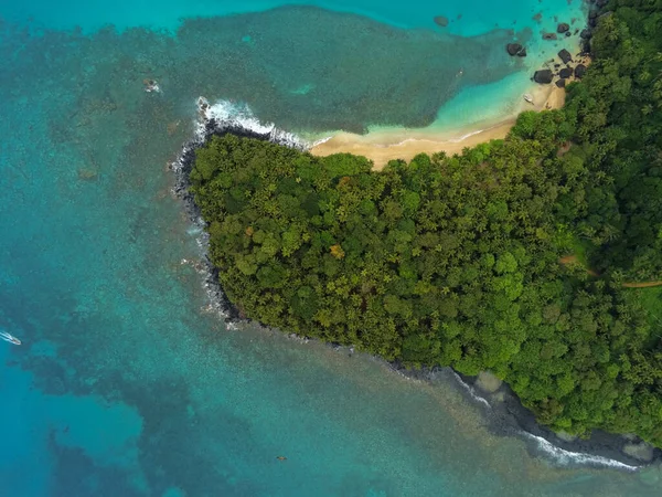 Воздушный Вид Остров Карибского Моря Филиппинах — стоковое фото