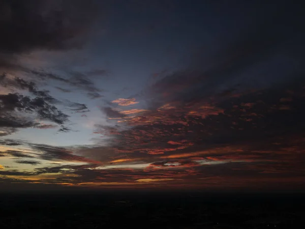 Belo Pôr Sol Sobre Mar — Fotografia de Stock