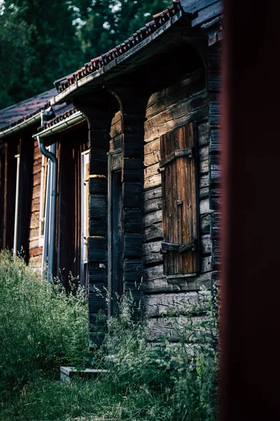 Velha Casa Abandonada Cidade — Fotografia de Stock