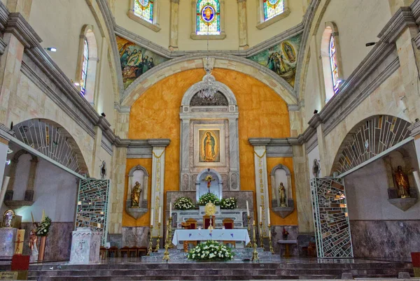 Intérieur Cathédrale Saint Pierre Dans Ville Jersey Israël — Photo