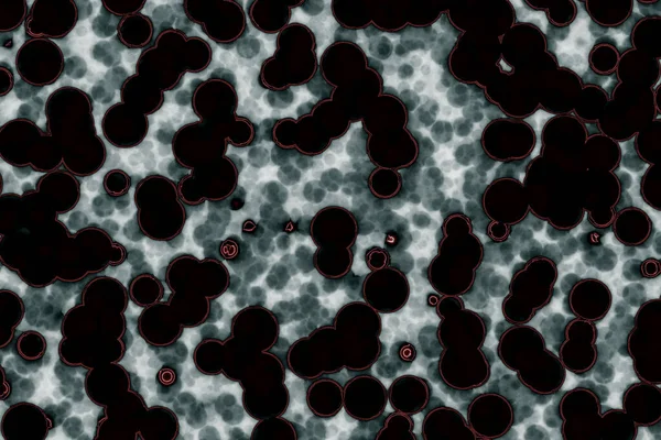 Absztrakt Háttér Molekulákkal Kémiai Sejtekkel — Stock Fotó
