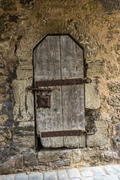 Старі Старовинні Двері Старому Будинку — стокове фото