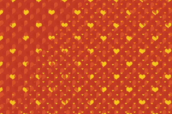 Seamless Pattern Hearts Vector Illustration — Stock Photo, Image