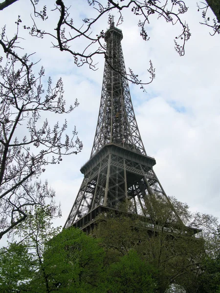 Eiffel Torony Párizsban Franciaországban — Stock Fotó