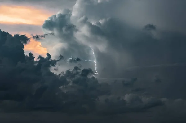 Mooie Lucht Met Wolken Natuur Achtergrond — Stockfoto