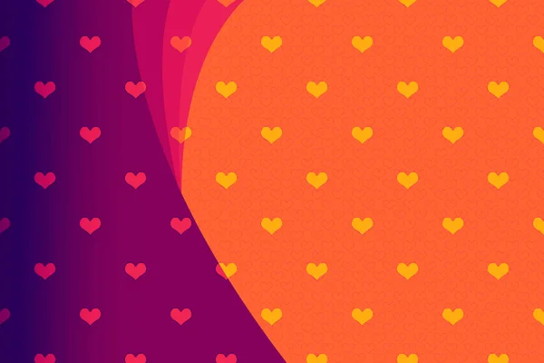 Seamless Pattern Hearts Vector Illustration — Stock Photo, Image