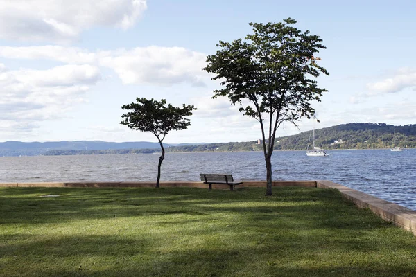 Krásný Výhled Jezero Parku — Stock fotografie