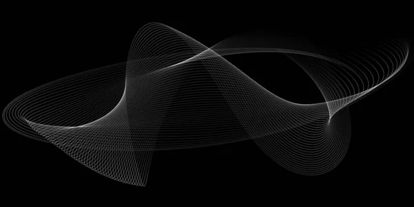 Абстрактный Фон Черно Белой Линией — стоковое фото