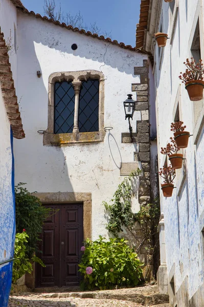 Bela Rua Cidade Velha Chefchaouen Morocco — Fotografia de Stock