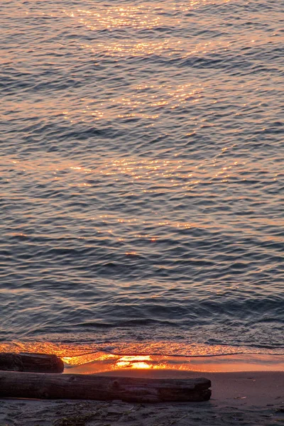 Hermoso Atardecer Sobre Mar — Foto de Stock