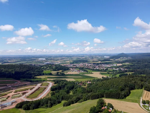 Letecký Pohled Město Hlavního Města Státu Izrael — Stock fotografie